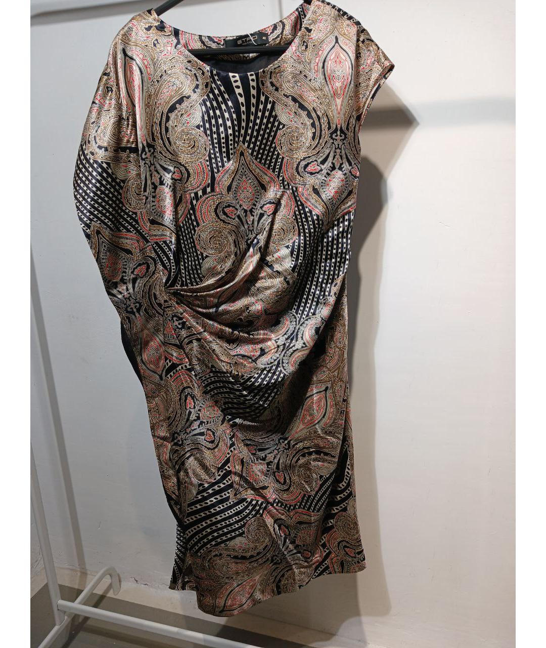 ETRO Серое шерстяное повседневное платье, фото 6