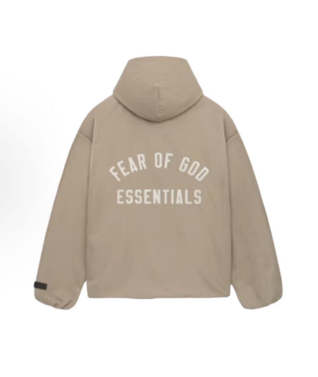 FEAR OF GOD ESSENTIALS Бежевая куртка, фото 2