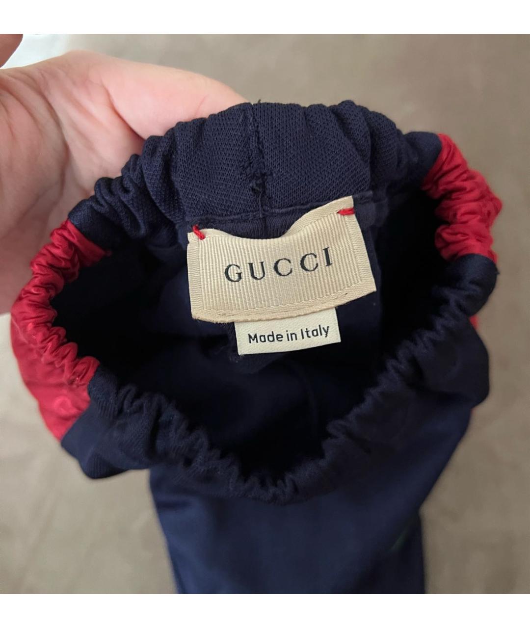 GUCCI Темно-синие брюки и шорты, фото 2