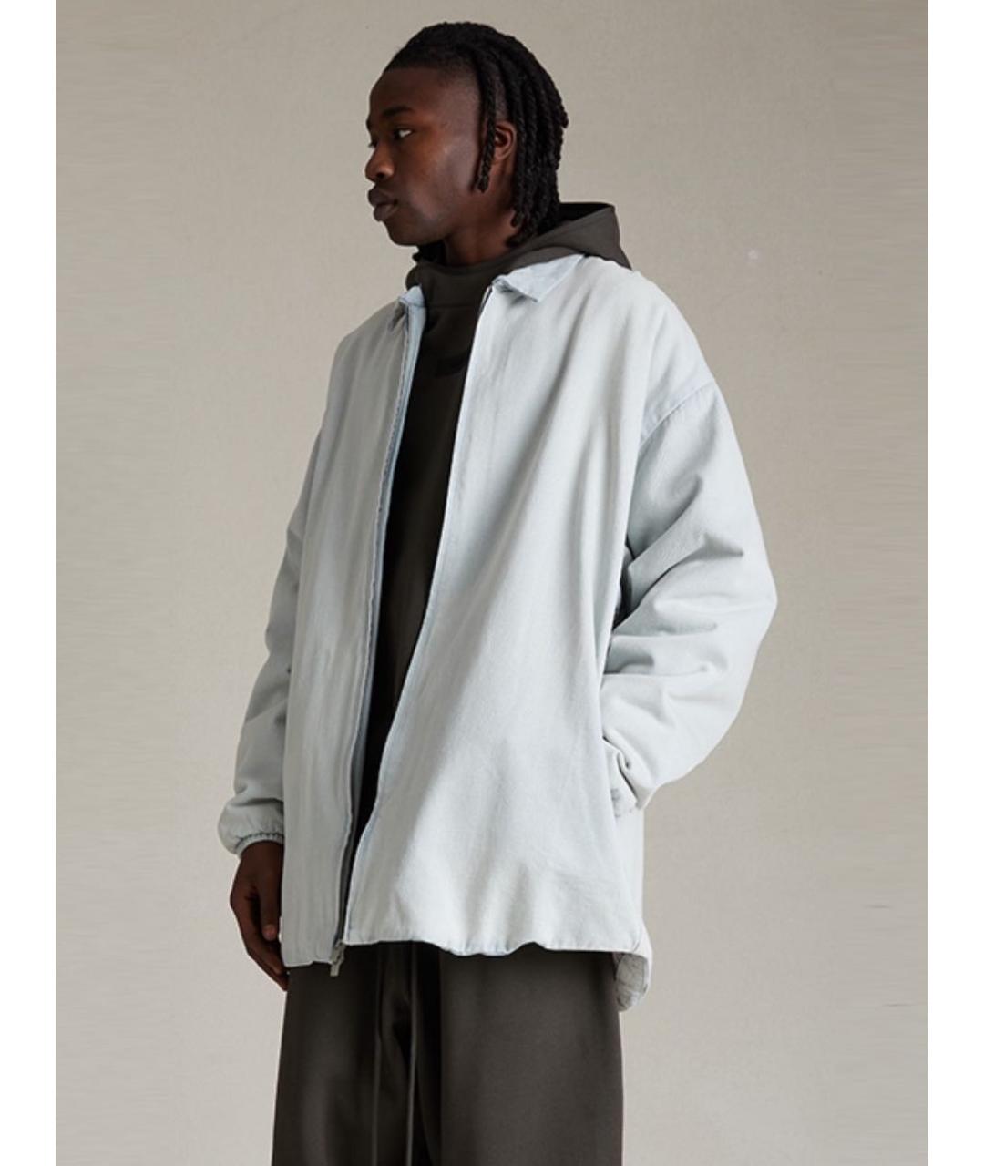 FEAR OF GOD ESSENTIALS Голубая деним куртка, фото 3