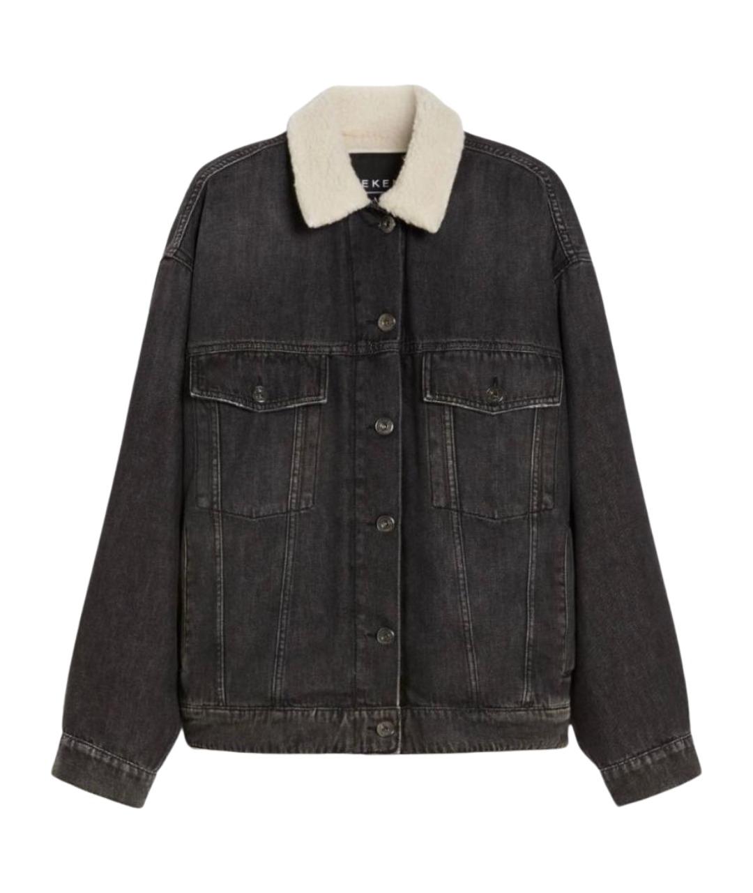 WEEKEND MAX MARA Черная деним куртка, фото 1