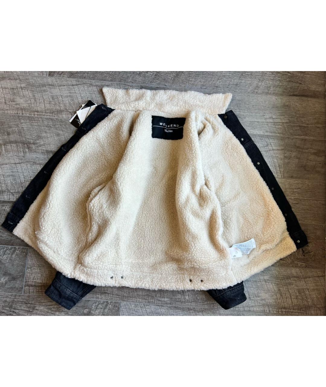 WEEKEND MAX MARA Черная деним куртка, фото 3