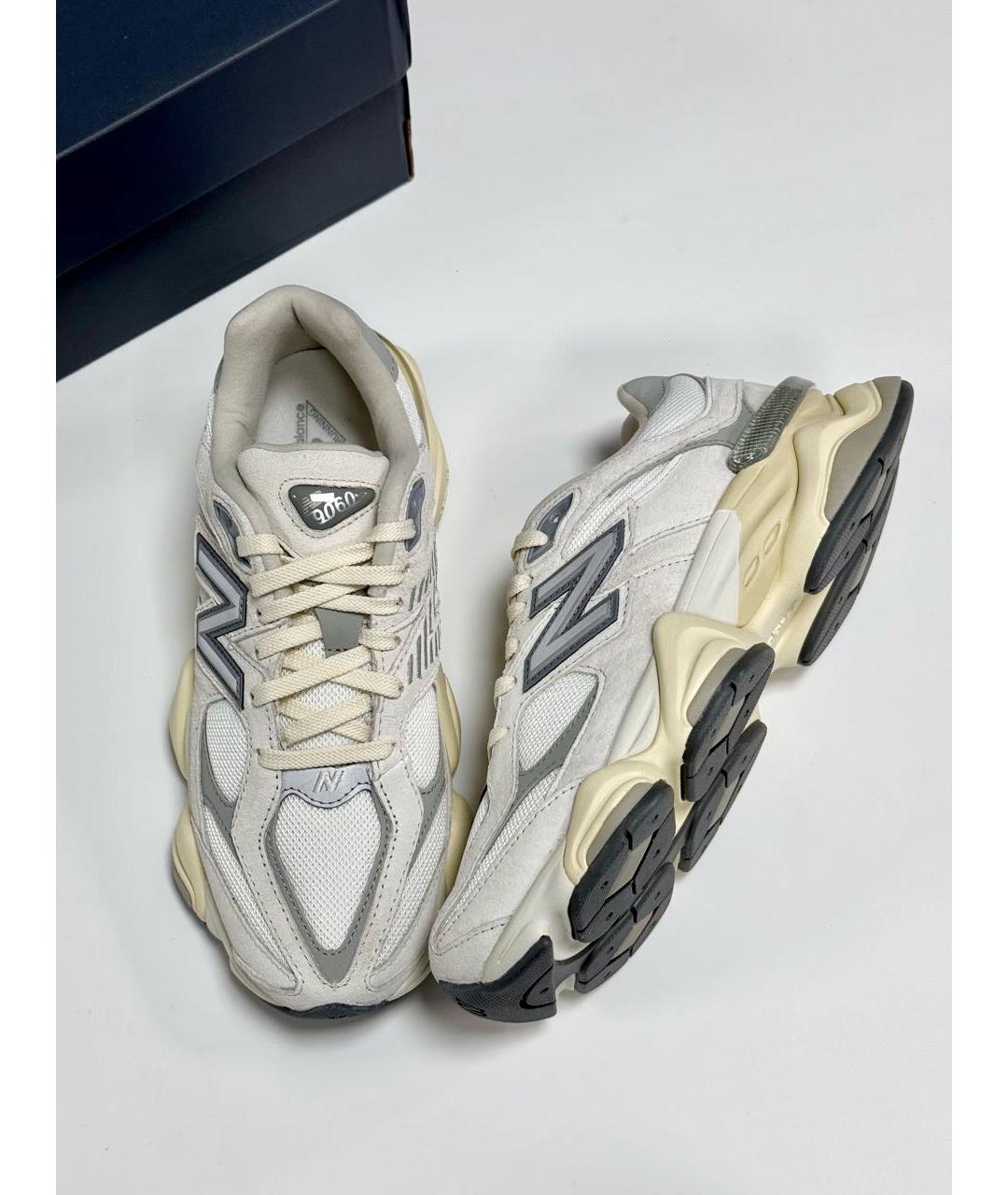 NEW BALANCE Белые замшевые кроссовки, фото 4
