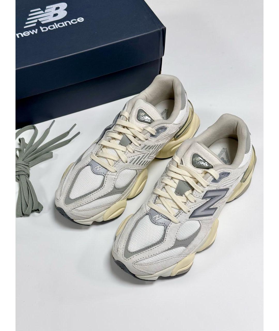 NEW BALANCE Белые замшевые кроссовки, фото 2