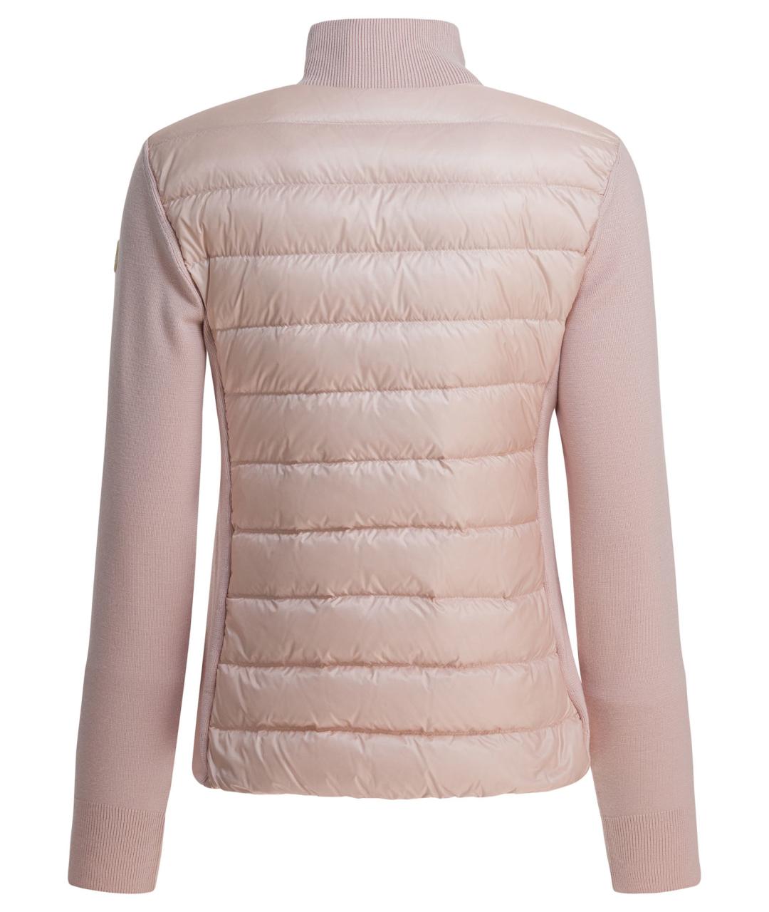 MONCLER Розовая полиамидовая куртка, фото 2