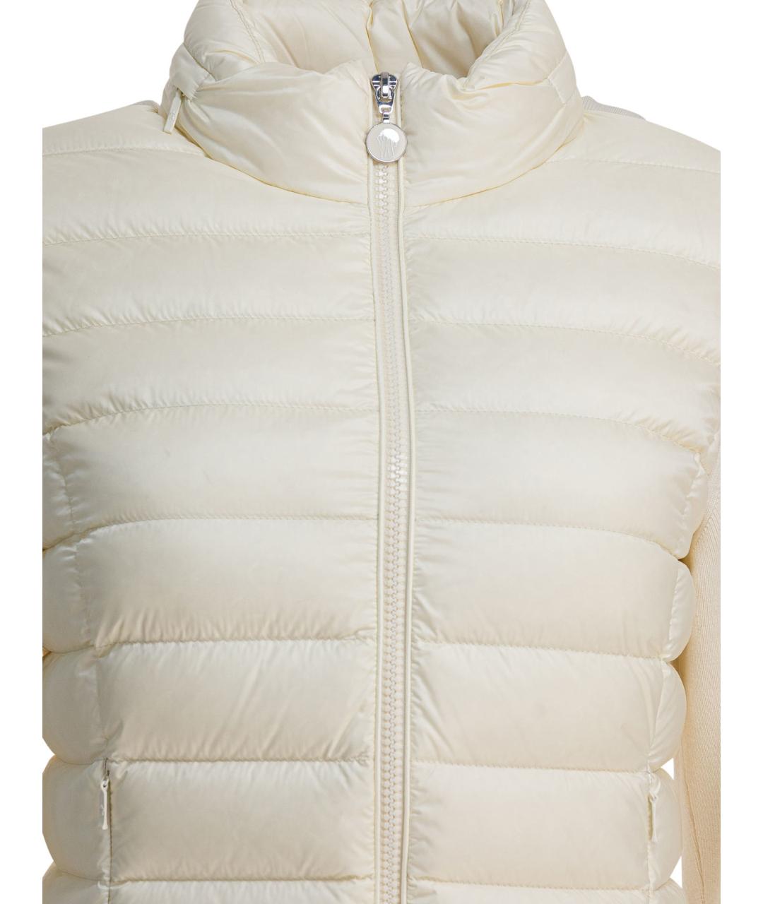 MONCLER Бежевая полиамидовая куртка, фото 3
