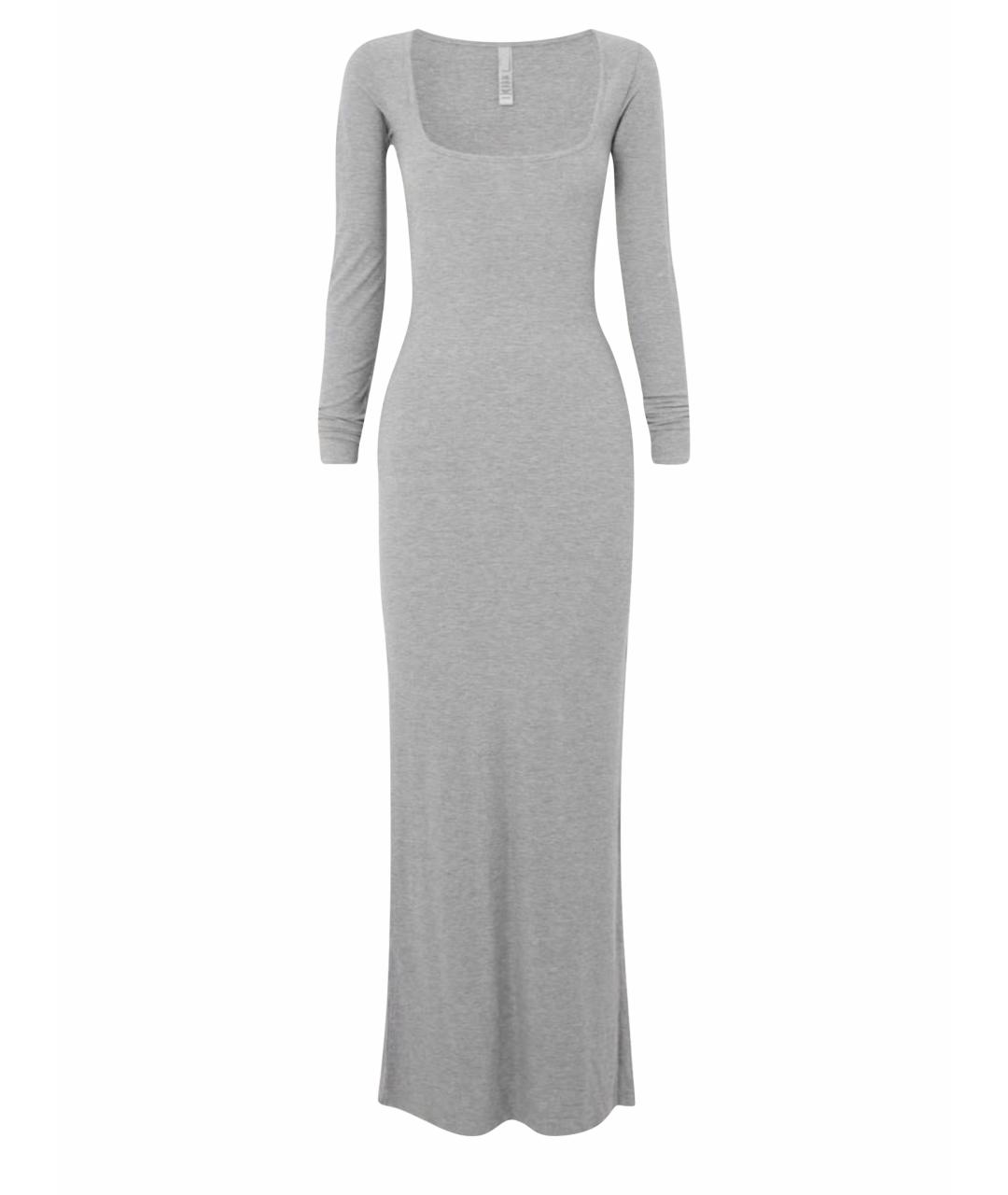 SKIMS Серое повседневное платье, фото 9