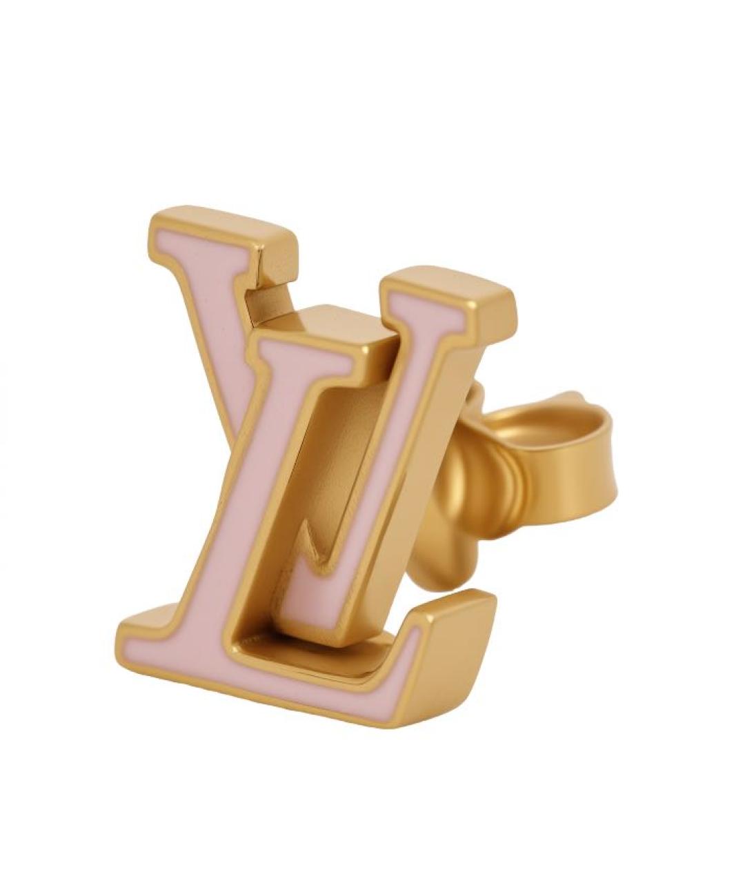 LOUIS VUITTON Розовые серьги, фото 3