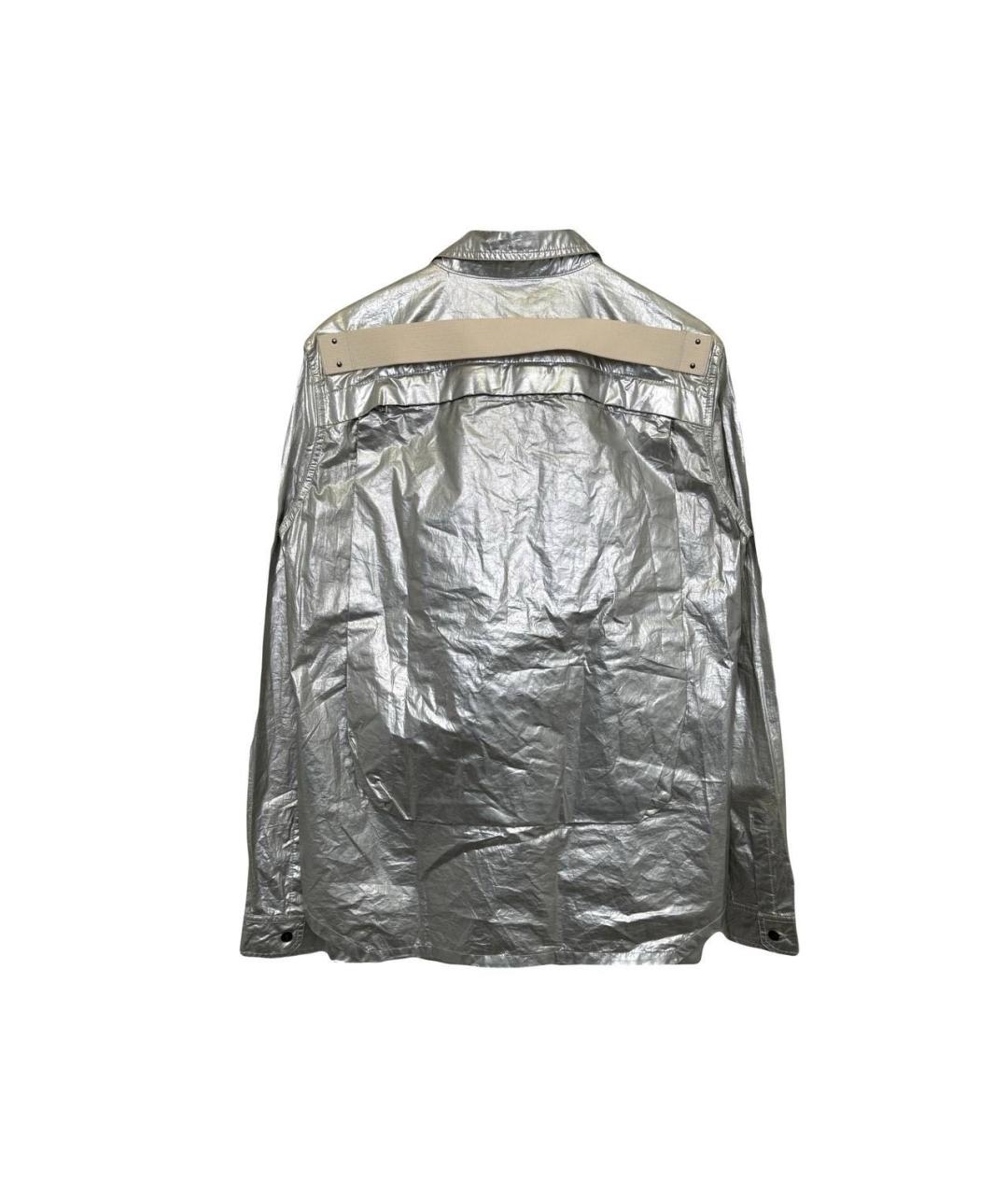 RICK OWENS Серебряная куртка, фото 3