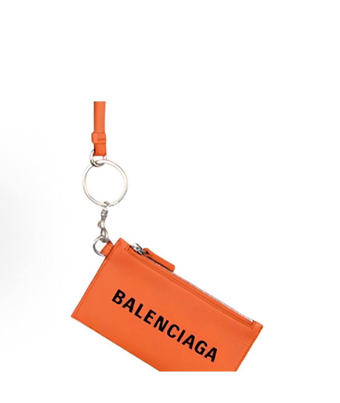 BALENCIAGA Оранжевый кошелек, фото 2