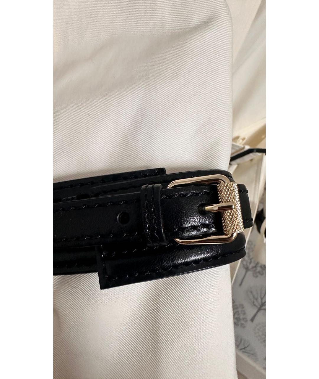 BURBERRY Белый хлопковый тренч/плащ, фото 5