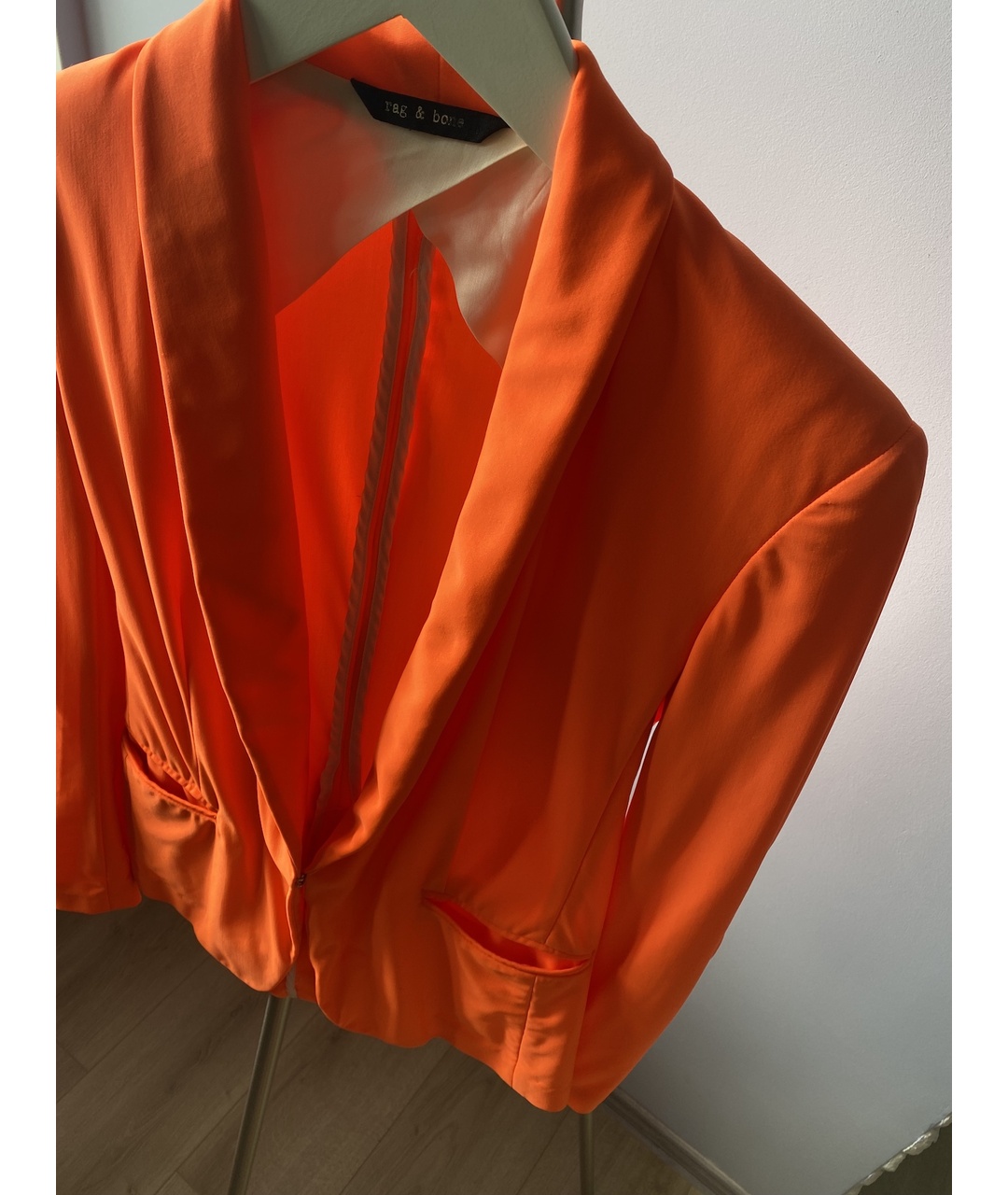 RAG&BONE Оранжевый синтетический жакет/пиджак, фото 3
