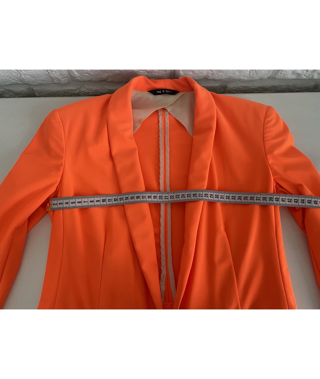 RAG&BONE Оранжевый синтетический жакет/пиджак, фото 6
