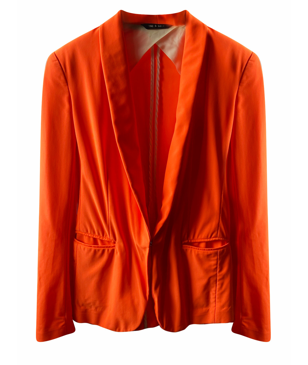 RAG&BONE Оранжевый синтетический жакет/пиджак, фото 1