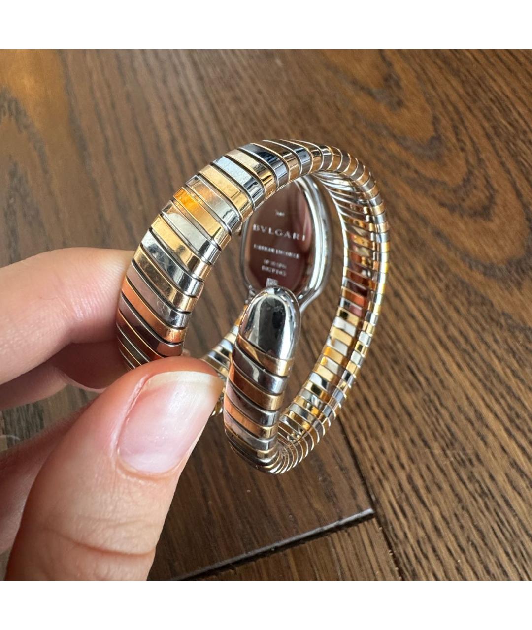 BVLGARI Золотые часы из розового золота, фото 3