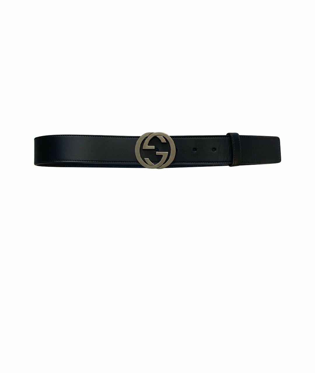 GUCCI Темно-синий ремень, фото 1