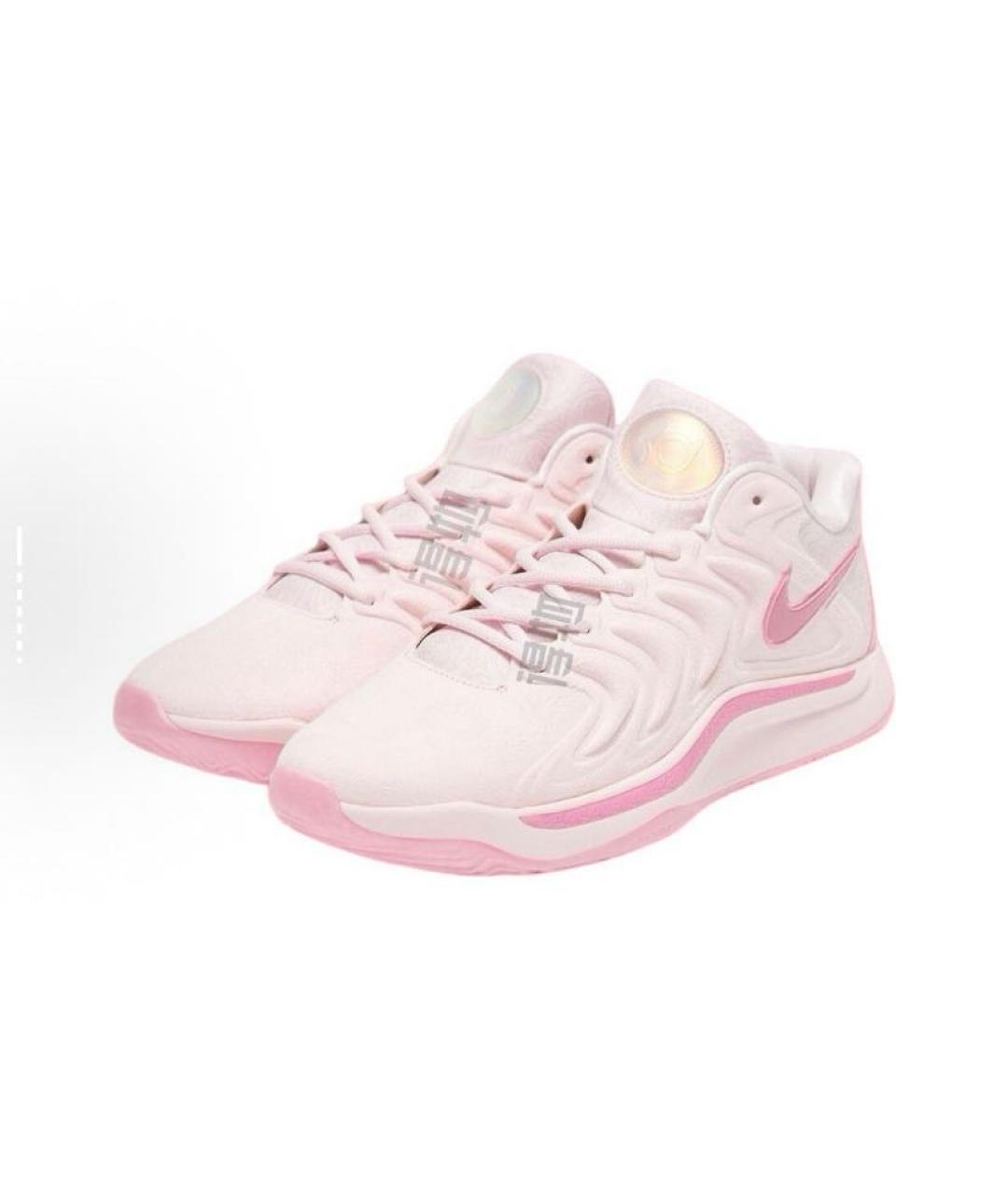 NIKE Коралловые текстильные высокие кроссовки / кеды, фото 2