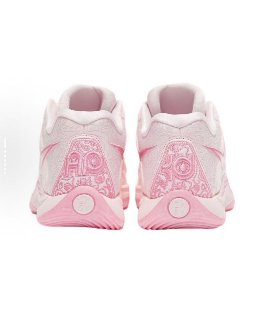 NIKE Коралловые текстильные высокие кроссовки / кеды, фото 4