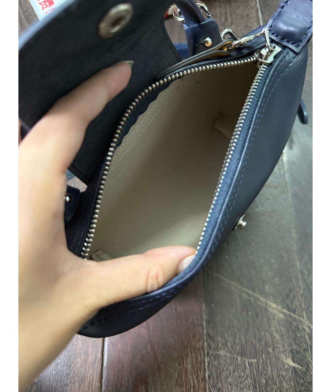 LONGCHAMP Темно-синяя сумка через плечо, фото 5