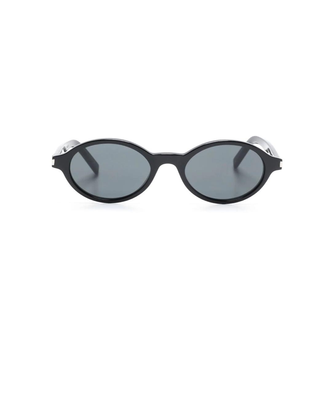 SAINT LAURENT Черные пластиковые солнцезащитные очки, фото 2