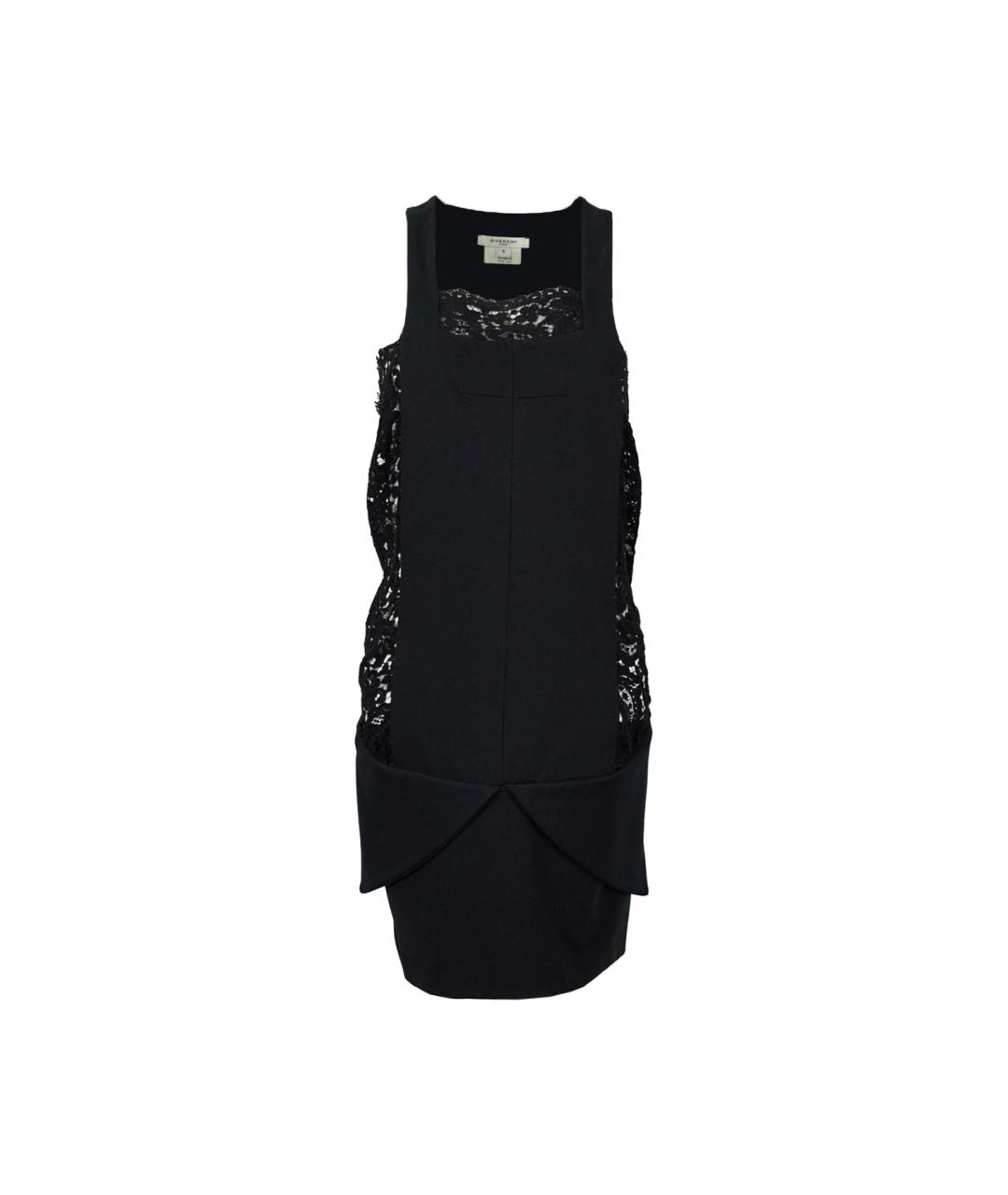 GIVENCHY Черное вискозное коктейльное платье, фото 1
