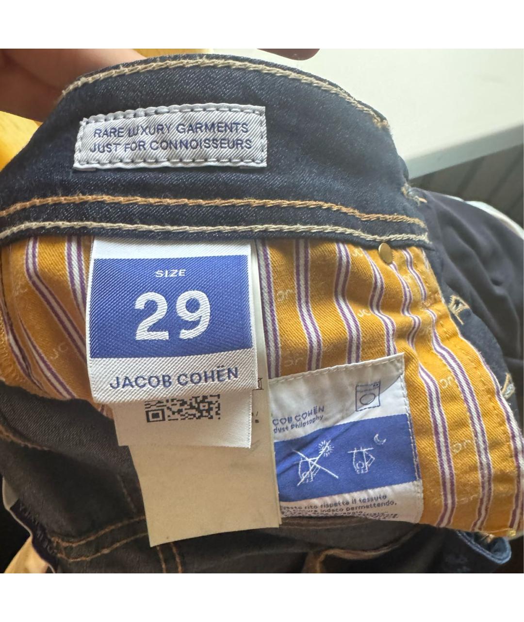 JACOB COHEN Темно-синие хлопковые джинсы скинни, фото 4
