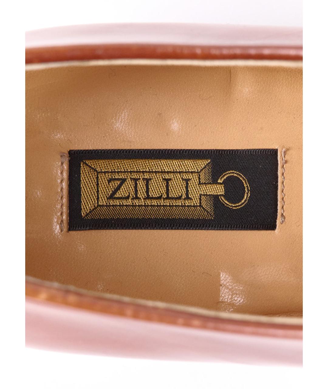 ZILLI Коричневые кожаные туфли, фото 3