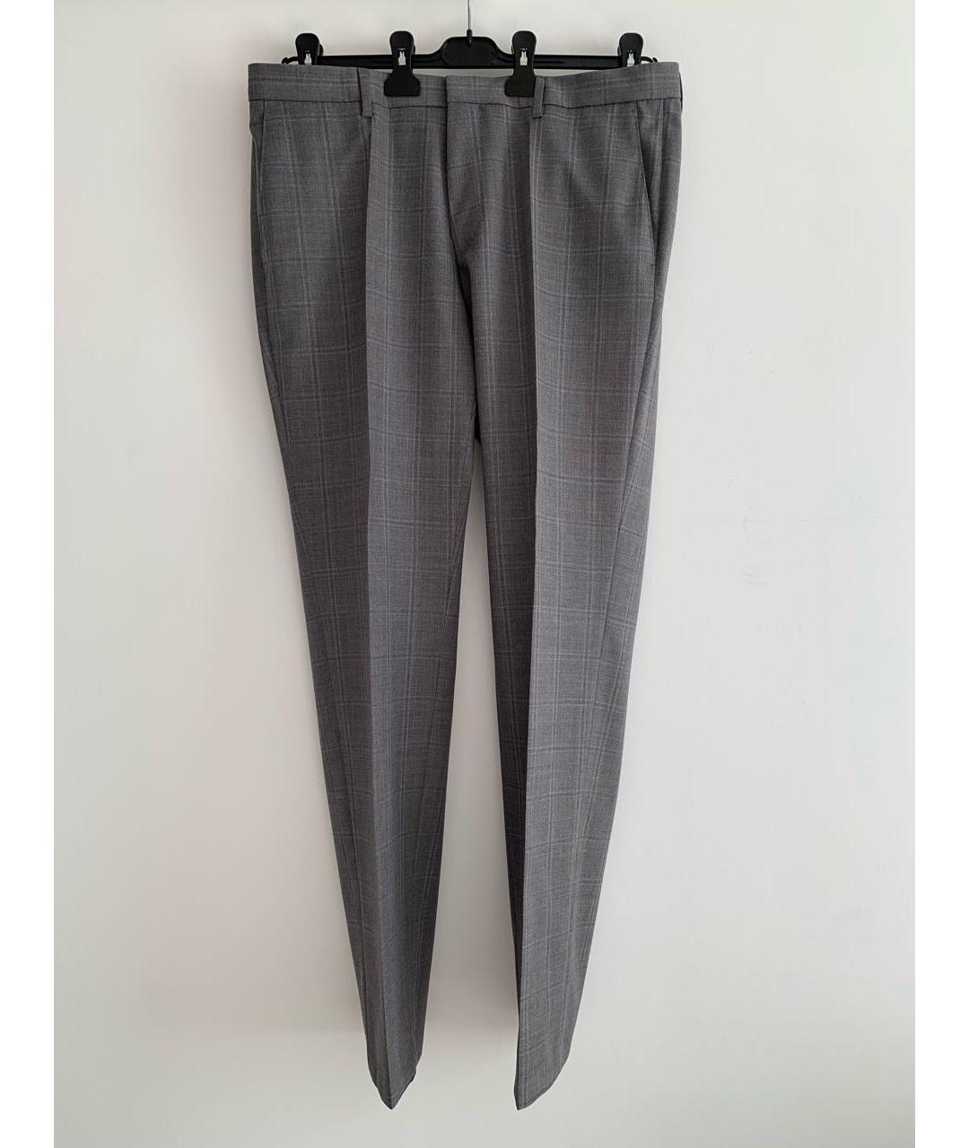 HUGO BOSS Серый классический костюм, фото 3