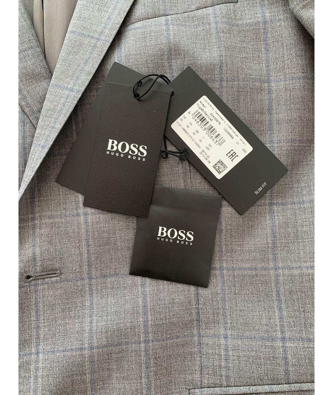 HUGO BOSS Серый классический костюм, фото 5