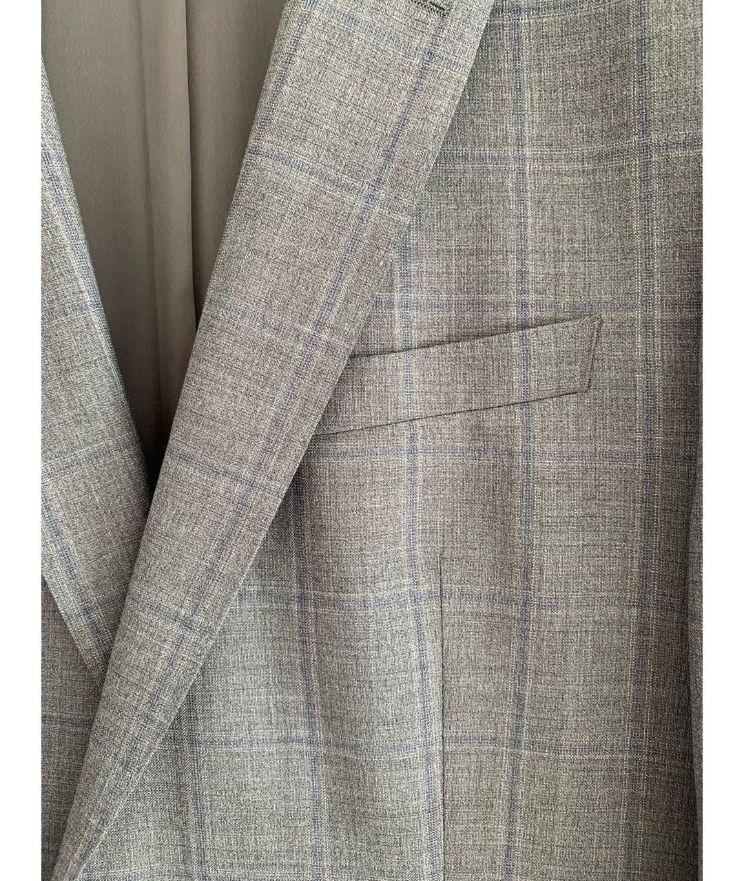 HUGO BOSS Серый классический костюм, фото 4