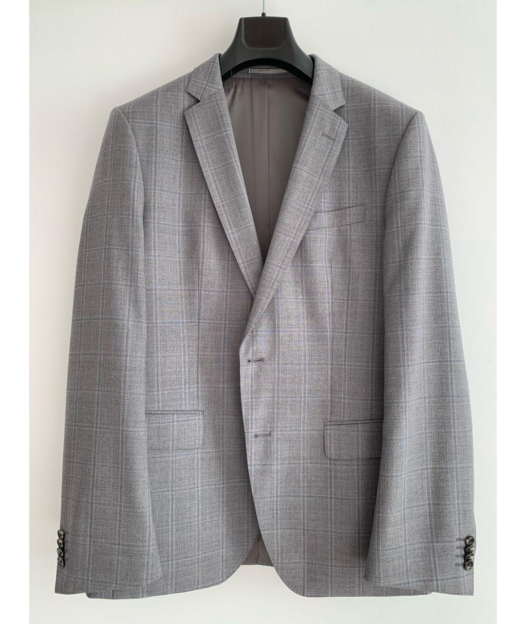 HUGO BOSS Серый классический костюм, фото 9