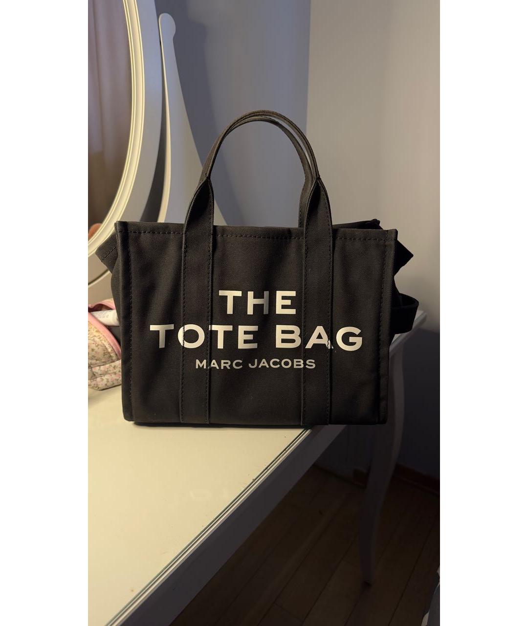 MARC JACOBS Черная сумка тоут, фото 5