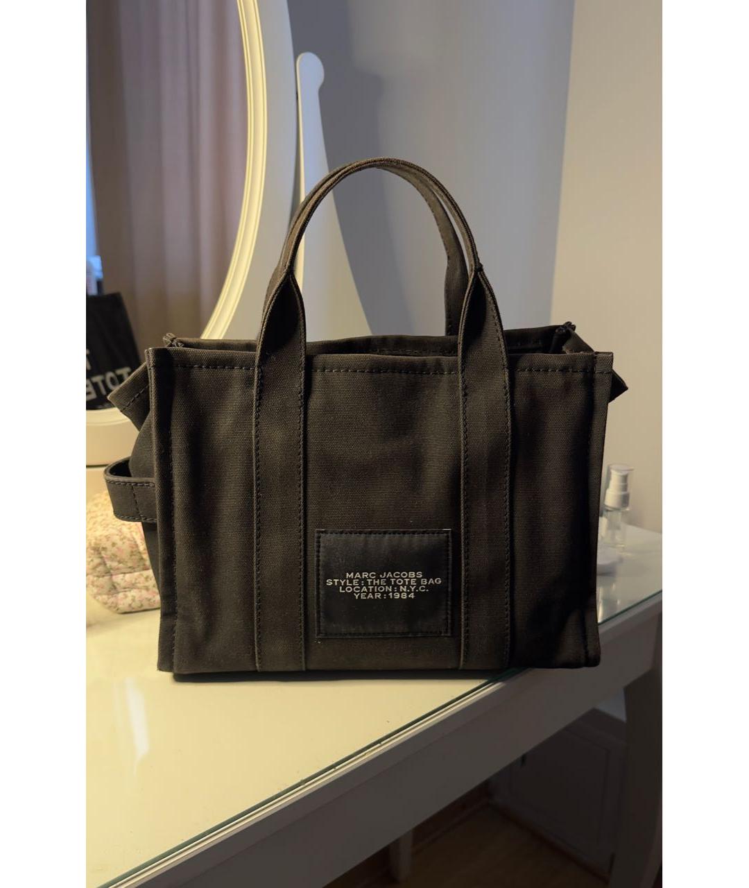 MARC JACOBS Черная сумка тоут, фото 3