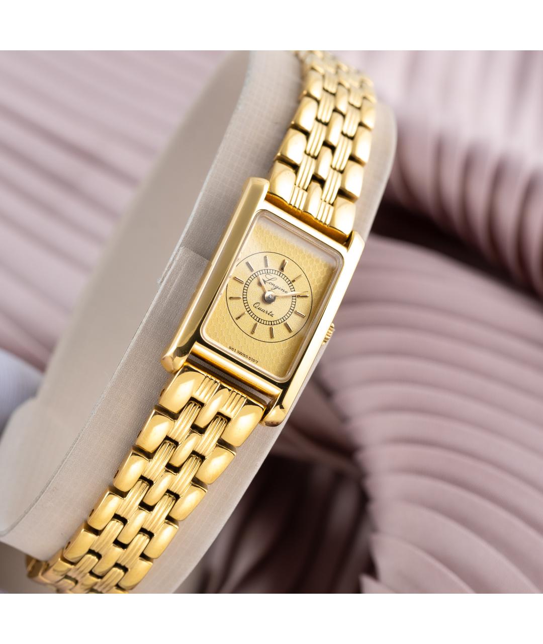 LONGINES Золотые позолоченные часы, фото 8
