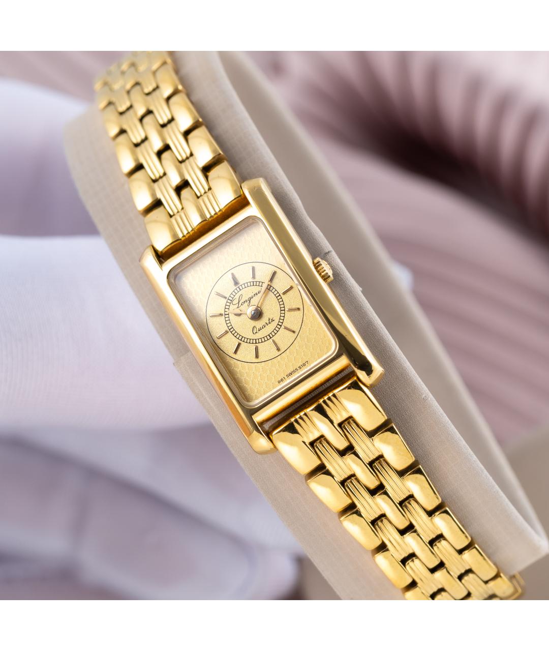 LONGINES Золотые позолоченные часы, фото 5