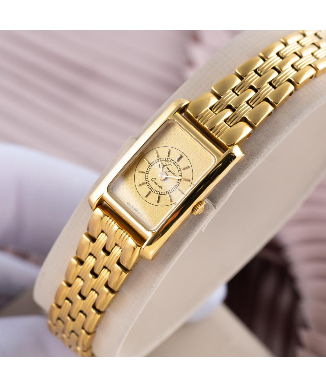 LONGINES Золотые позолоченные часы, фото 2