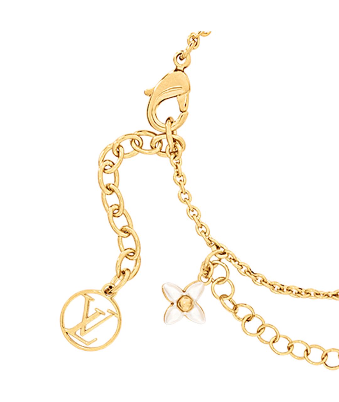 LOUIS VUITTON Золотой металлический браслет, фото 2