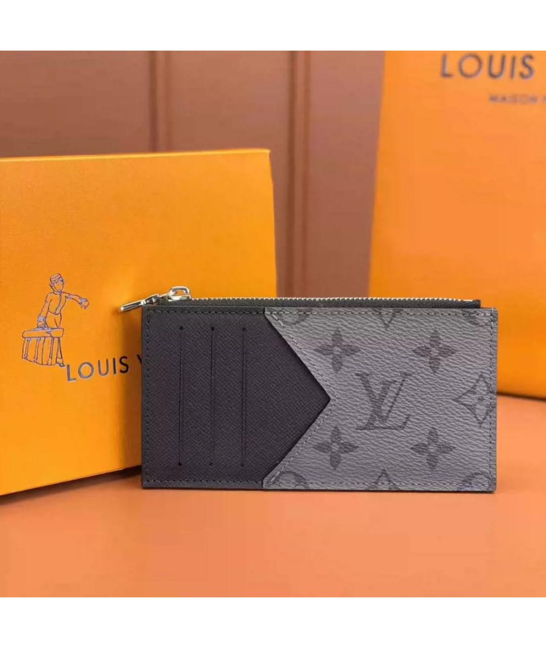 LOUIS VUITTON Черный кардхолдер, фото 2