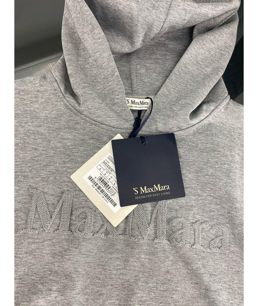 'S MAX MARA Серый хлопковый спортивные костюмы, фото 5