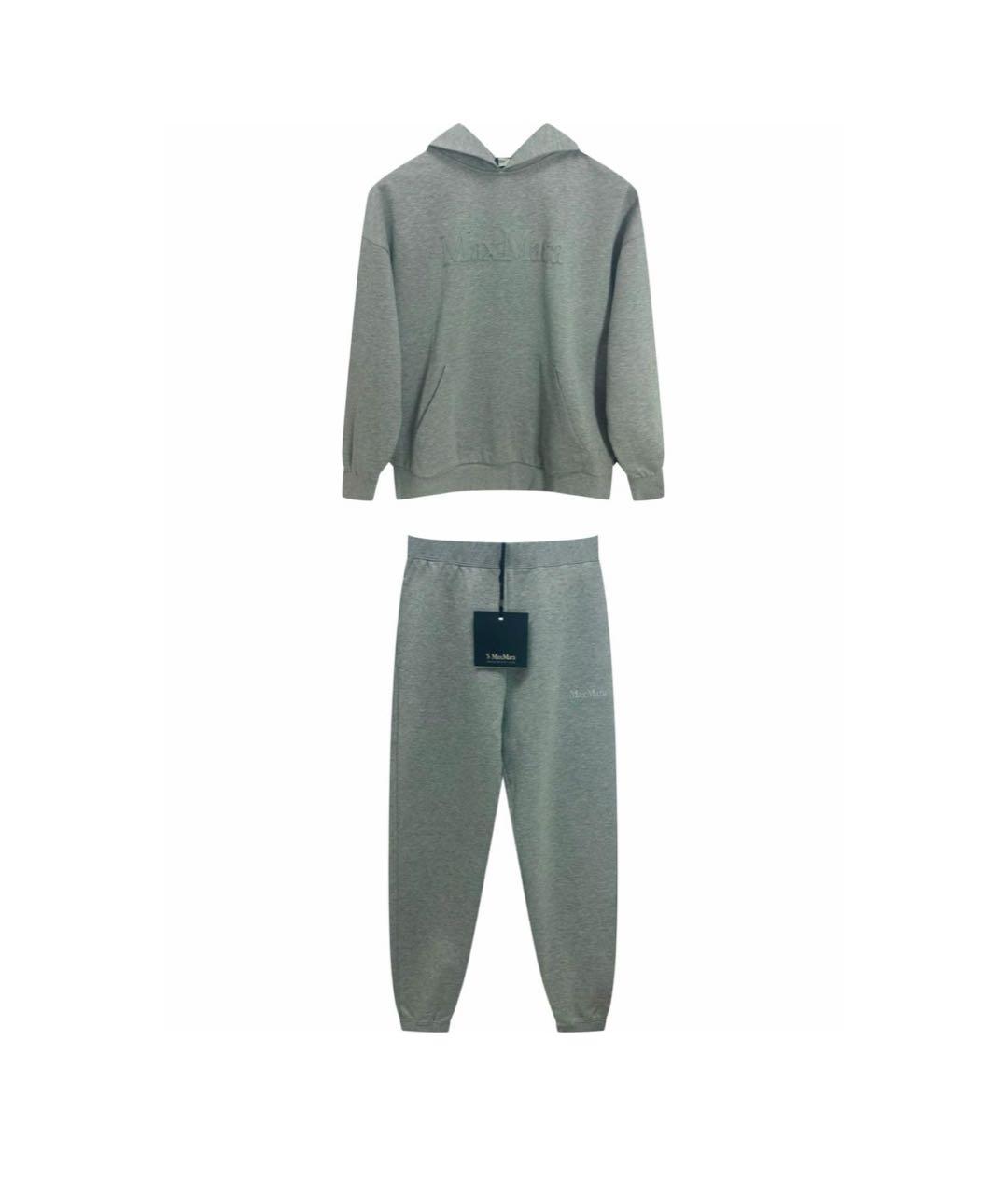 'S MAX MARA Серый хлопковый спортивные костюмы, фото 1