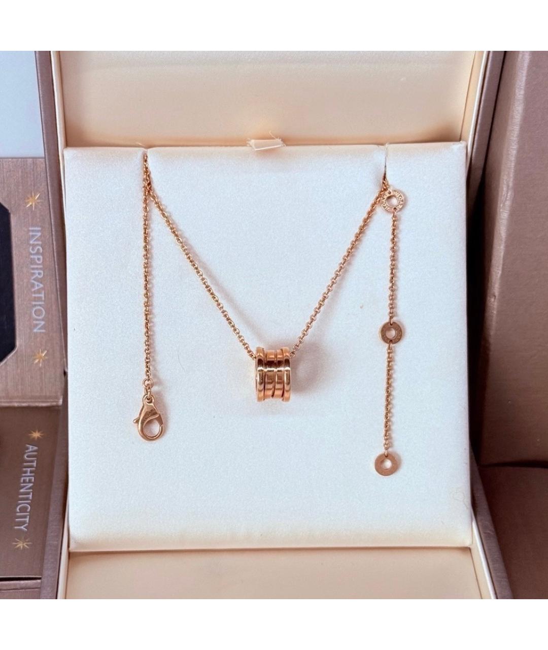 BVLGARI Розовая подвеска из розового золота, фото 3