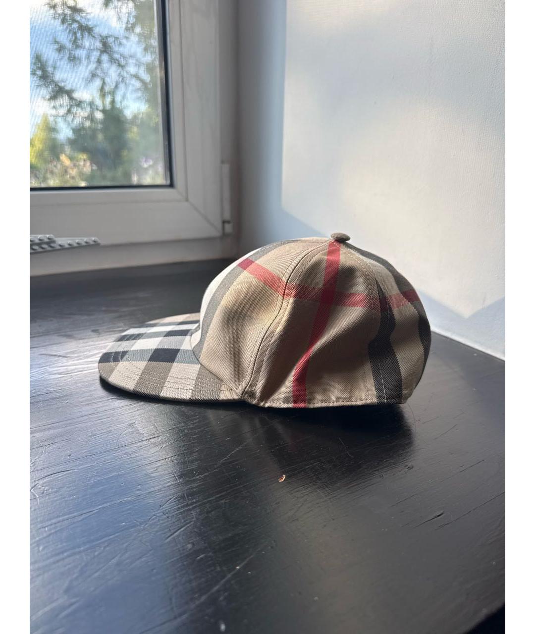 BURBERRY Бежевая кепка/бейсболка, фото 3