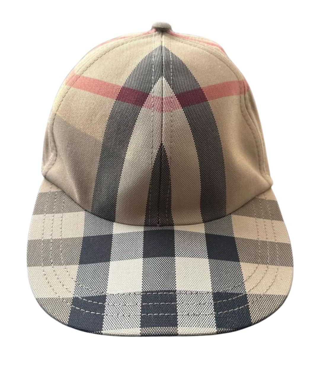 BURBERRY Бежевая кепка/бейсболка, фото 1