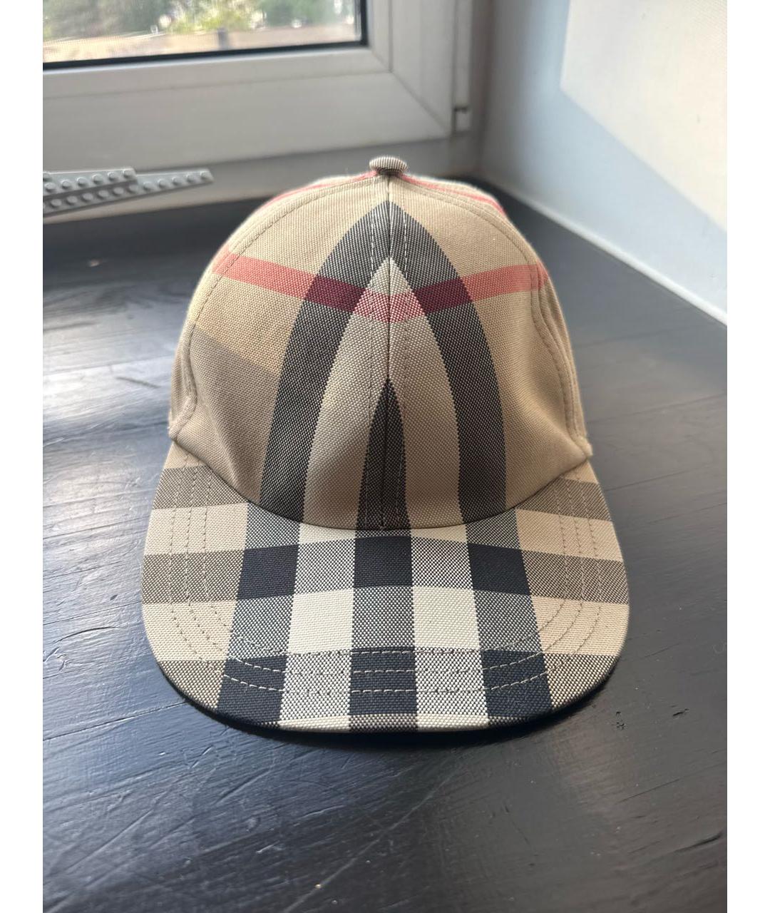 BURBERRY Бежевая кепка/бейсболка, фото 5