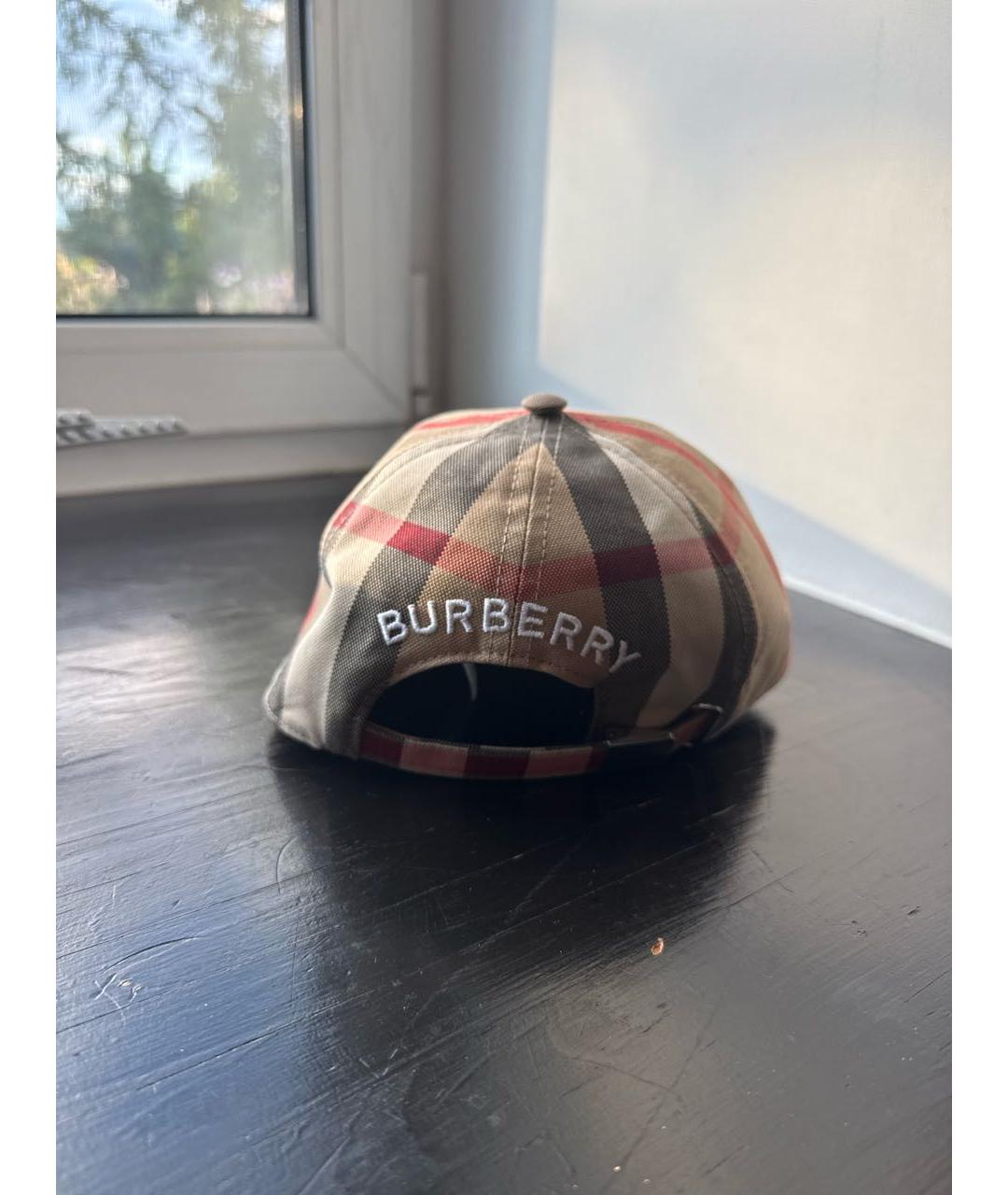 BURBERRY Бежевая кепка/бейсболка, фото 4