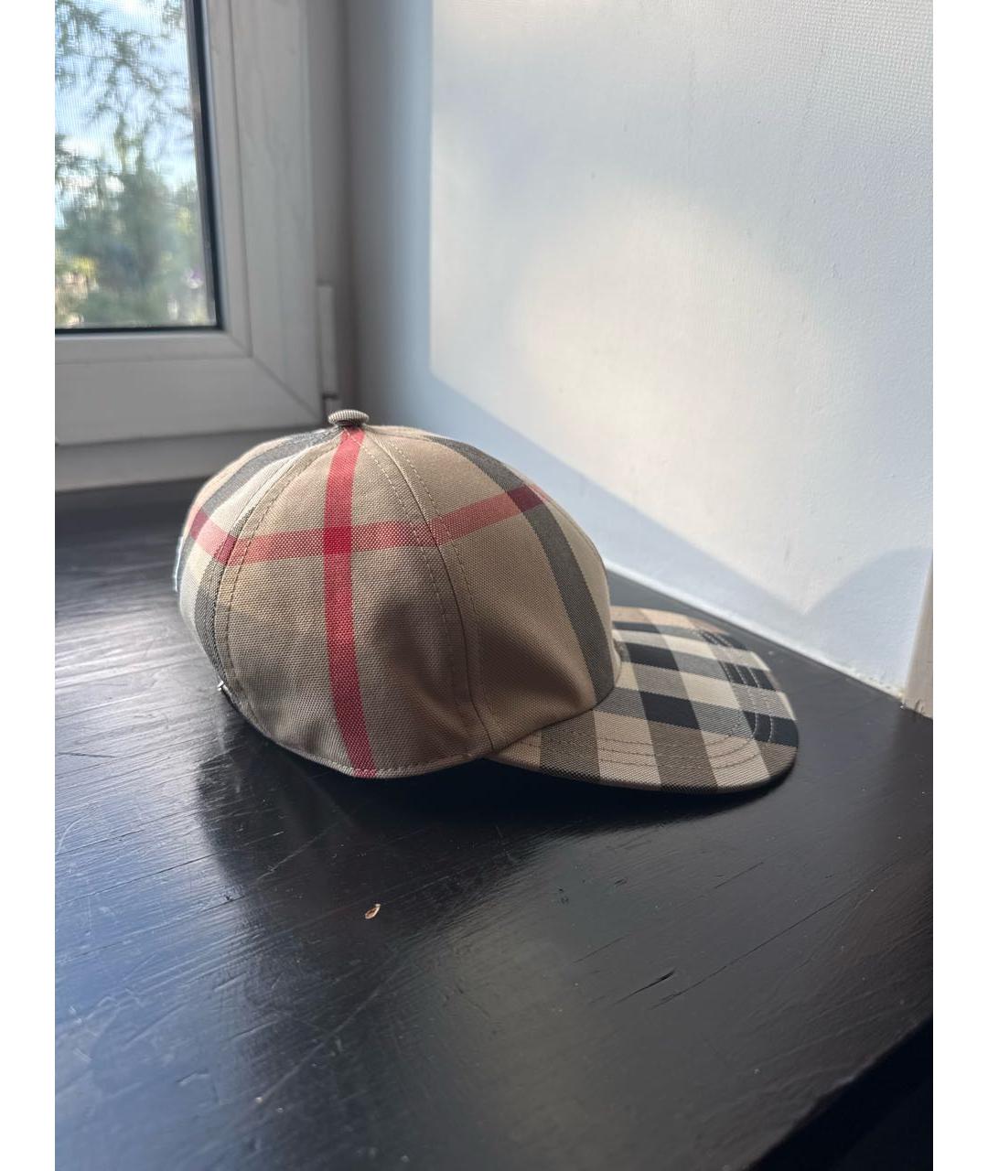BURBERRY Бежевая кепка/бейсболка, фото 2