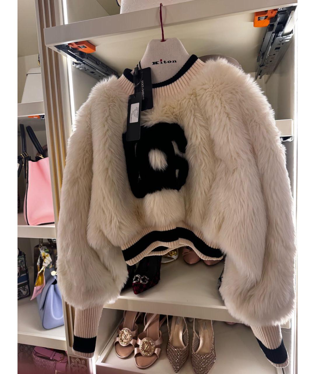 DOLCE&GABBANA Белый джемпер / свитер, фото 2