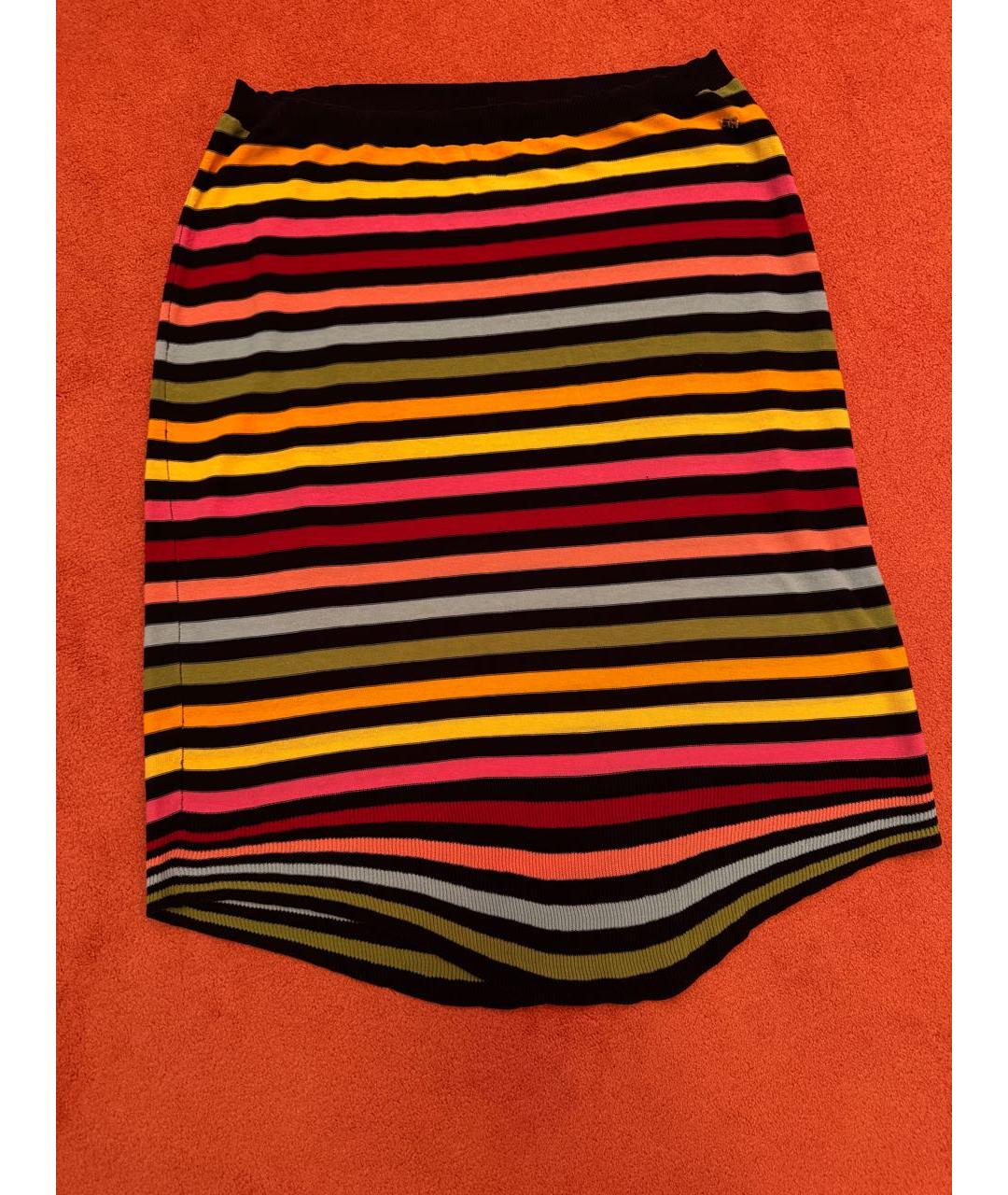 SONIA RYKIEL Мульти хлопковая юбка миди, фото 5