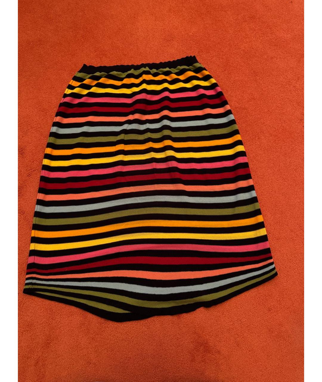 SONIA RYKIEL Мульти хлопковая юбка миди, фото 2