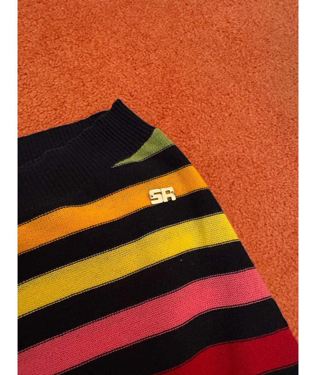 SONIA RYKIEL Мульти хлопковая юбка миди, фото 4